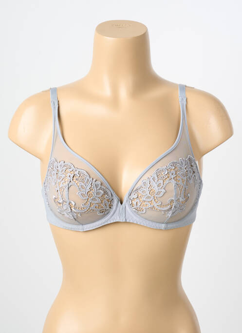 Soutien-gorge légère et transparente haut soutien-gorge emboitant gris SIMONE PERELE femme