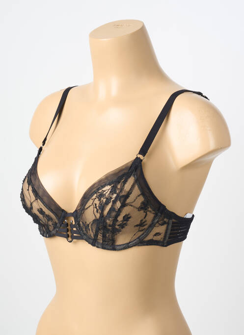 Soutien-gorge légère et transparente haut soutien-gorge emboitant noir CHANTELLE femme