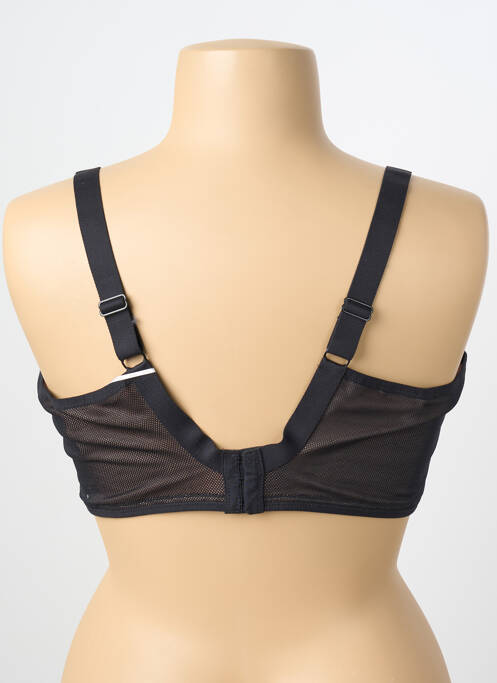 Soutien-gorge légère et transparente haut soutien-gorge emboitant noir ELOMI femme