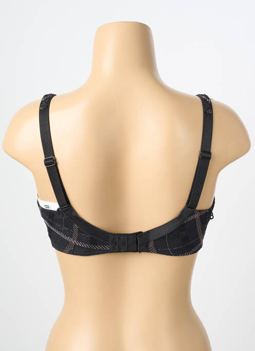 Soutien-gorge effet matière satinée haut soutien-gorge emboitant noir LOUISA BRACQ femme