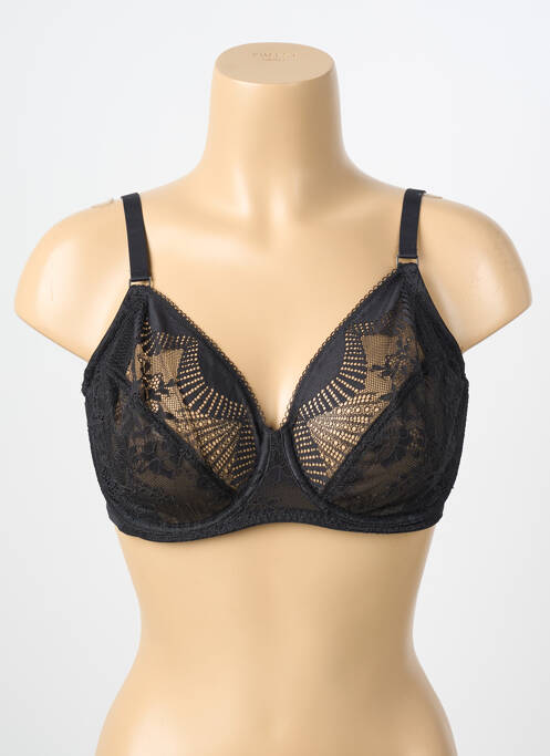 Soutien-gorge légère et transparente haut soutien-gorge emboitant noir WACOAL femme