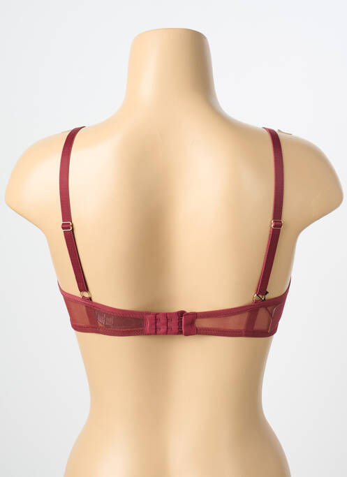 Soutien-gorge légère et transparente haut soutien-gorge emboitant rouge LINGADORE femme