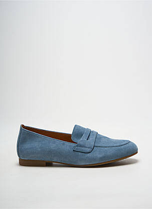 Mocassins chiquet talon plat jusqu'à 3cm bleu GABOR femme