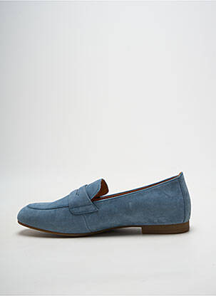 Mocassins chiquet talon plat jusqu'à 3cm bleu GABOR femme