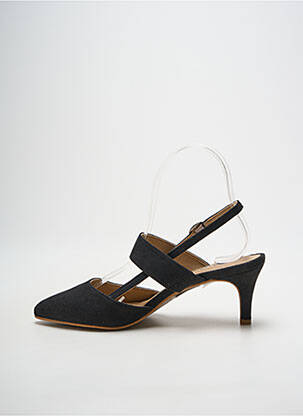 Escarpins fermeture boucle(s) talon de 7 à 9cm noir HEINE femme
