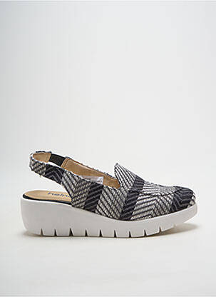 Sandales/nu pieds talon de 4 à 6cm gris HEINE femme