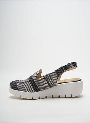 Sandales/nu pieds talon de 4 à 6cm gris HEINE femme