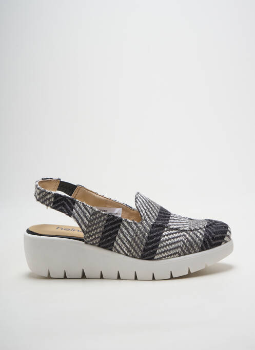 Sandales/nu pieds talon de 4 à 6cm gris HEINE femme