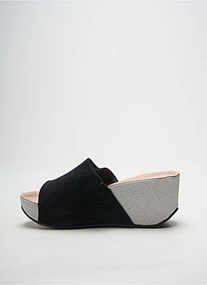 Mules/sabots talon compensé talon de 7 à 9cm argent ANDREA CONTI femme