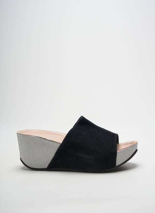 Mules/sabots talon compensé talon de 7 à 9cm argent ANDREA CONTI femme