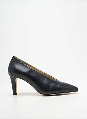 Escarpins bout pointu talon de 7 à 9cm noir HEINE femme