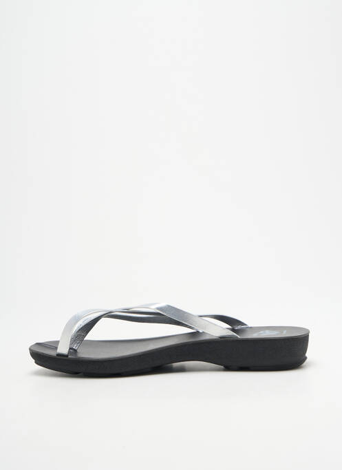 Tongs argent SEKLO femme