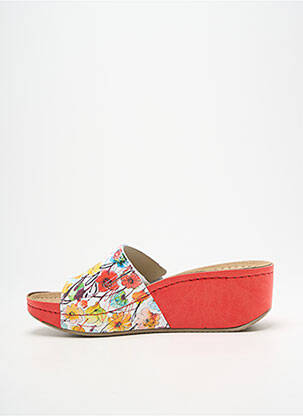 Mules/sabots bout ouvert talon de 4 à 6cm blanc DR.FEET femme