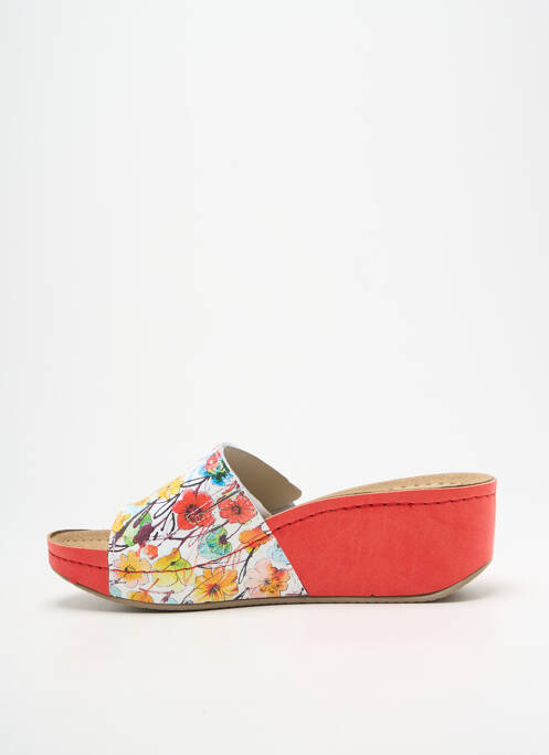 Mules/sabots talon compensé talon de 4 à 6cm blanc DR.FEET femme