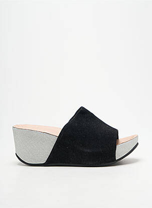 Mules/sabots bout ouvert talon de 7 à 9cm argent ANDREA CONTI femme
