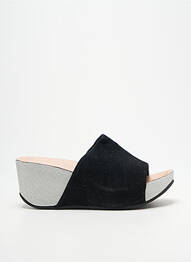 Mules/sabots bout ouvert talon de 7 à 9cm argent ANDREA CONTI femme