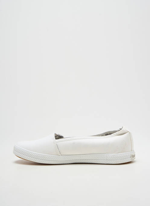Mocassins bout rond talon plat jusqu'à 3cm blanc KANGAROOS femme