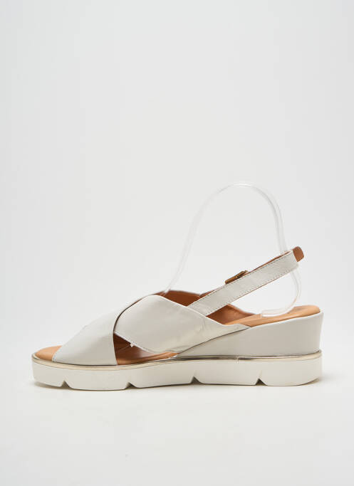 Sandales/nu pieds fermeture boucle(s) talon de 4 à 6cm gris HEINE femme