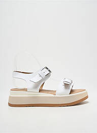 Sandales/nu pieds fermeture boucle(s) talon de 4 à 6cm blanc HEINE femme