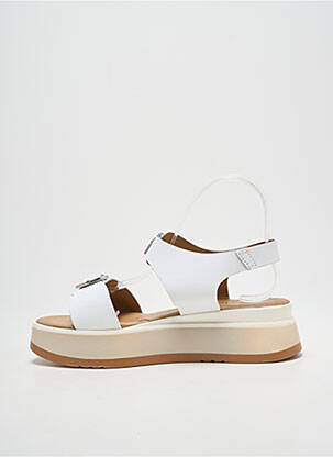 Sandales/nu pieds fermeture boucle(s) talon de 4 à 6cm blanc HEINE femme