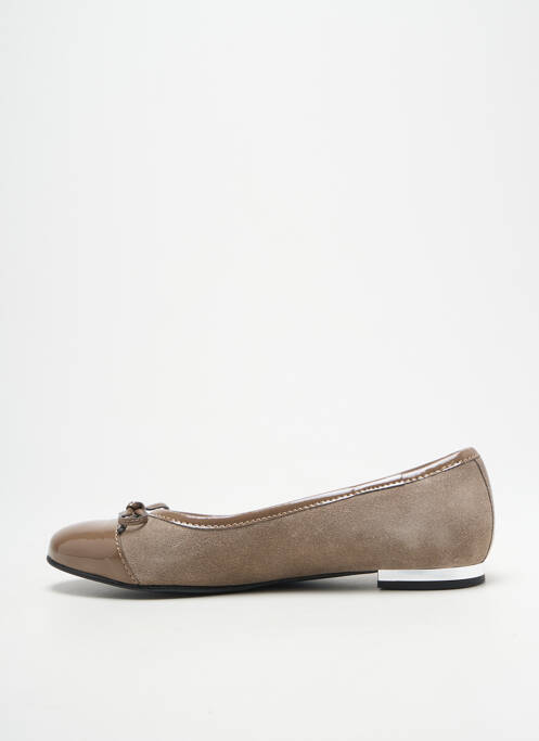 Ballerines type de semelle amortissante talon plat jusqu'à 3cm marron HEINE femme