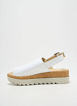 Sandales/nu pieds talon compensé talon de 4 à 6cm blanc ANDREA CONTI femme