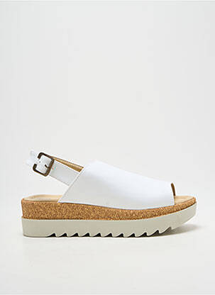 Sandales/nu pieds talon compensé talon de 4 à 6cm blanc ANDREA CONTI femme