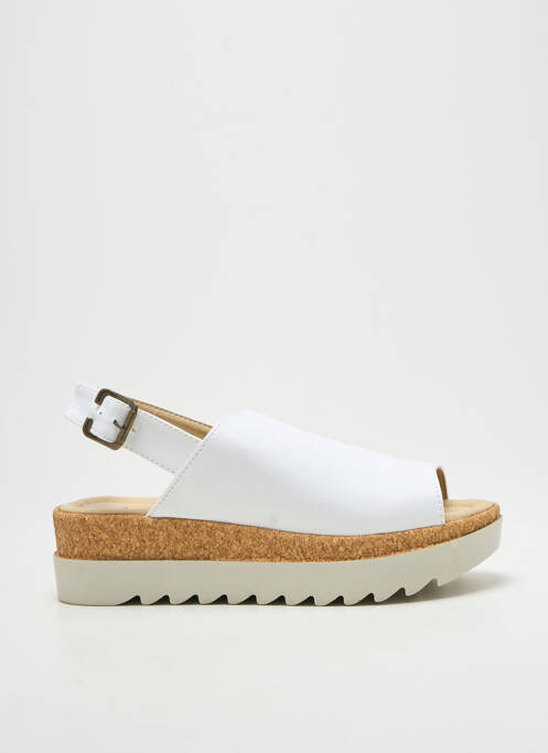 Sandales/nu pieds talon compensé talon de 4 à 6cm blanc ANDREA CONTI femme