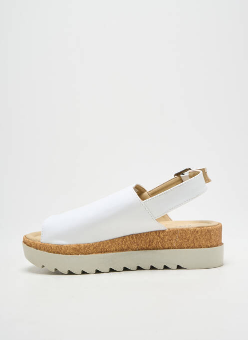 Sandales/nu pieds talon compensé talon de 4 à 6cm blanc ANDREA CONTI femme