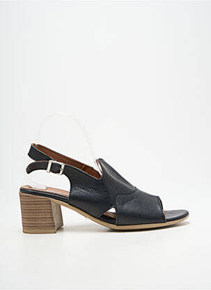 Sandales/nu pieds tissage satiné talon de 4 à 6cm noir ANDREA CONTI femme