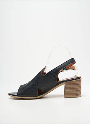 Sandales/nu pieds tissage satiné talon de 4 à 6cm noir ANDREA CONTI femme