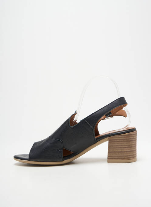 Sandales/nu pieds tissage satiné talon de 4 à 6cm noir ANDREA CONTI femme