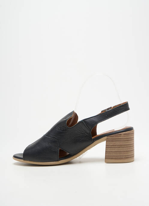 Sandales/nu pieds tissage satiné talon de 4 à 6cm noir ANDREA CONTI femme