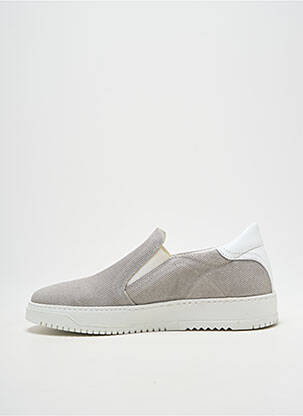 Slip ons semelle amovible talon plat jusqu'à 3cm gris HEINE femme