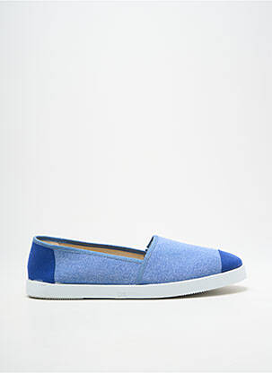 Espadrilles bout rond talon plat jusqu'à 3cm bleu HEINE femme