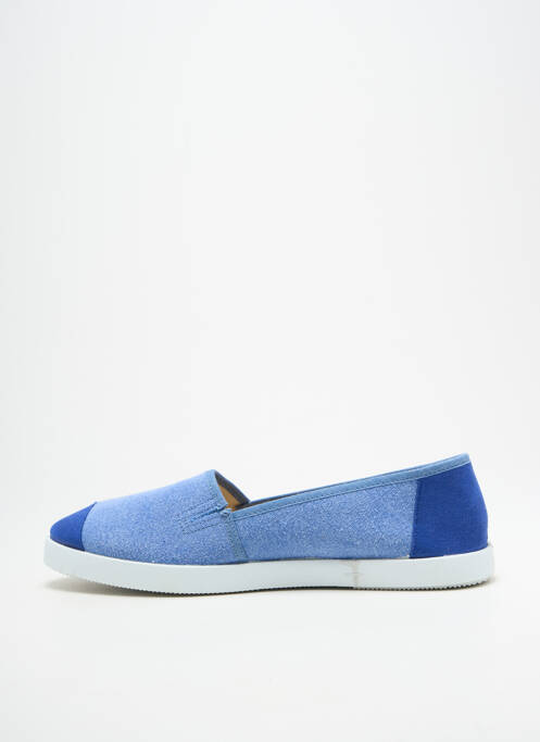 Espadrilles bout rond talon plat jusqu'à 3cm bleu HEINE femme