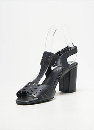 Sandales/nu pieds talon bottier talon de 7 à 9cm noir HEINE femme