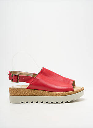 Sandales/nu pieds fermeture boucle(s) talon de 4 à 6cm rouge ANDREA CONTI femme