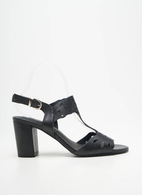 Sandales/Nu pieds noir HEINE femme