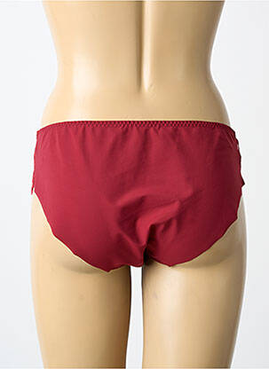 Culotte effet matière satinée rouge SIMONE PERELE femme