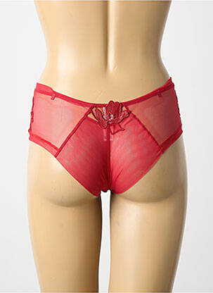 Shorty effet matière satinée rouge LISE CHARMEL femme
