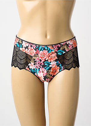 Shorty effet matière satinée noir ANTIGEL femme