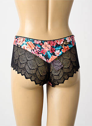 Shorty effet matière satinée noir ANTIGEL femme