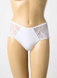 Culotte gainante broderie blanc LOUISA BRACQ femme