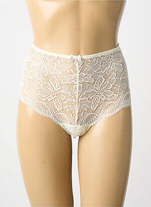 Shorty effet matière satinée beige SIMONE PERELE femme