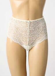 Shorty effet matière satinée beige SIMONE PERELE femme