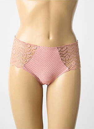 Shorty tissage satiné rose ANTIGEL femme