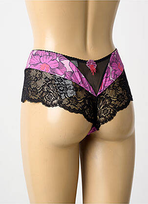 Shorty tissage satiné violet AUBABE femme
