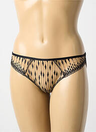 Culotte effet matière satinée noir AUBADE femme