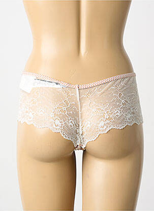 Shorty effet matière satinée beige AUBADE femme